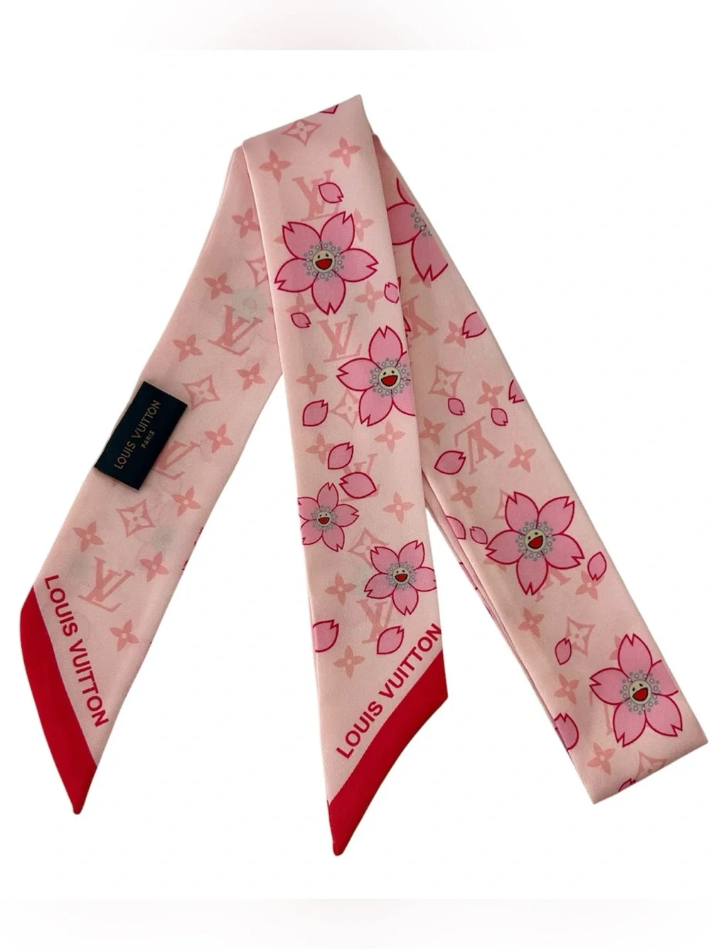 Louis Vuitton x Takashi Murakami Monogram Cherry Blossom Bandeau BB - Pink